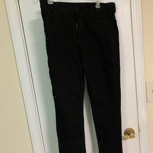 Black high rise jeans